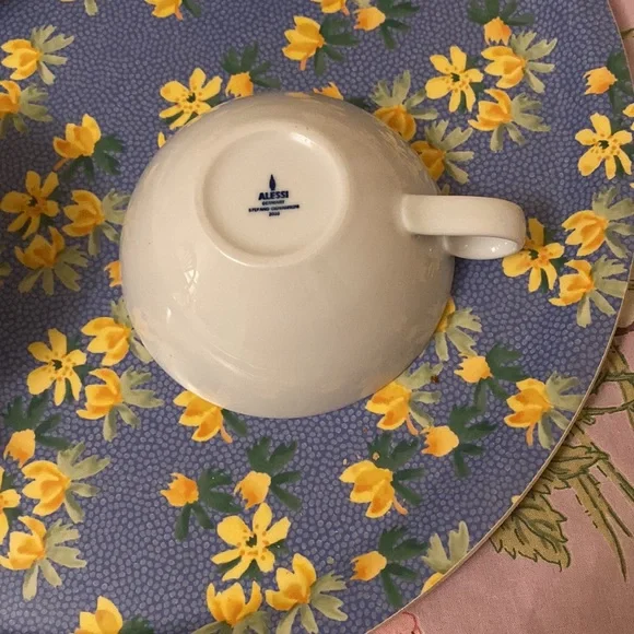 Alessi Tea cups. Made in Germany. Fine porcelain.